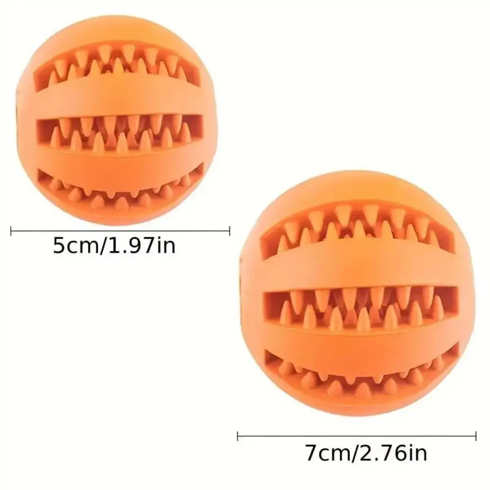 Dog Toy Ball, Nontoxic Bite Resistant Toy Ball for Pet Dogs Puppy Cat, Dog Pet F